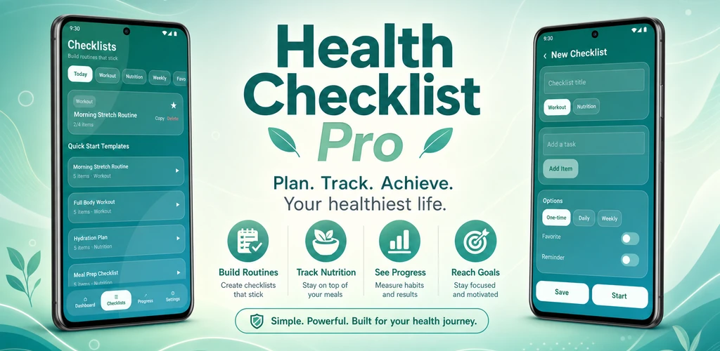 Health Checklist Pro promotional artwork